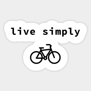 live simply Sticker